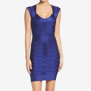 French Connection Purple Bandage Dress